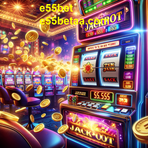 Descubra a Emoção dos Jackpots no e55bet